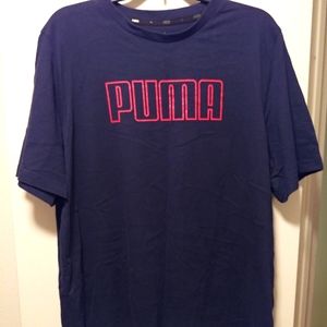 NWOT Navy Blue and Red Puma T-shirt